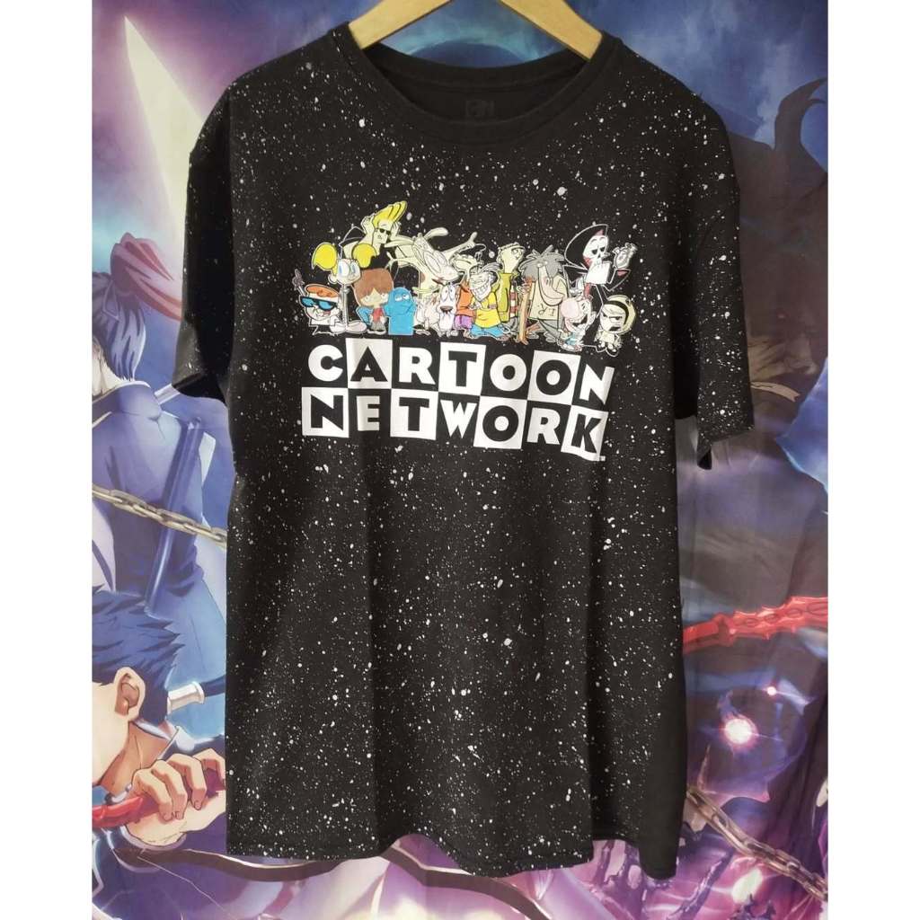 Cartoon Network Characters Big Print Dotted Official Cartoon Tee Kaos Tshirt Original Second Merch J