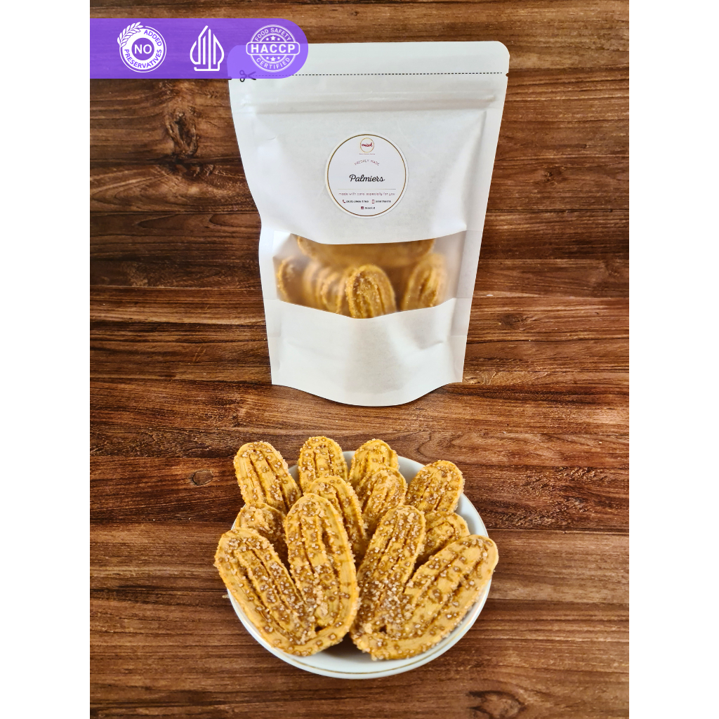 

Palmiers Kue Kering MISOL netto 100 Gr Pouch