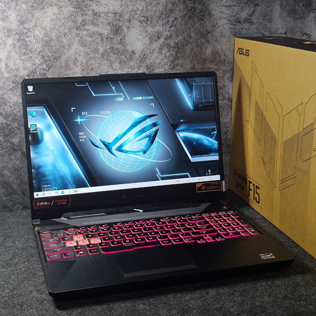 ASUS TUF A15 Ryzen 7 5800H with RTX 3050 Ti 16gb | Laptop seri FA506QE Good Condition 144hz Gaming F