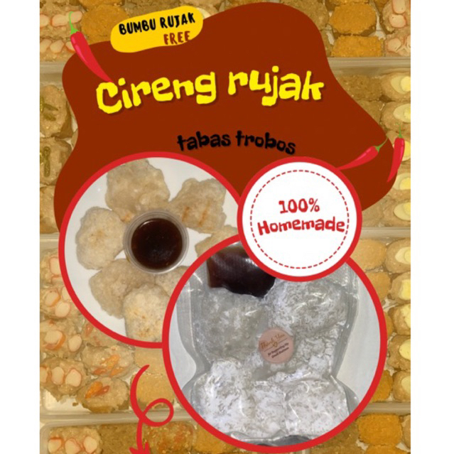 

Cireng bumbu rujak