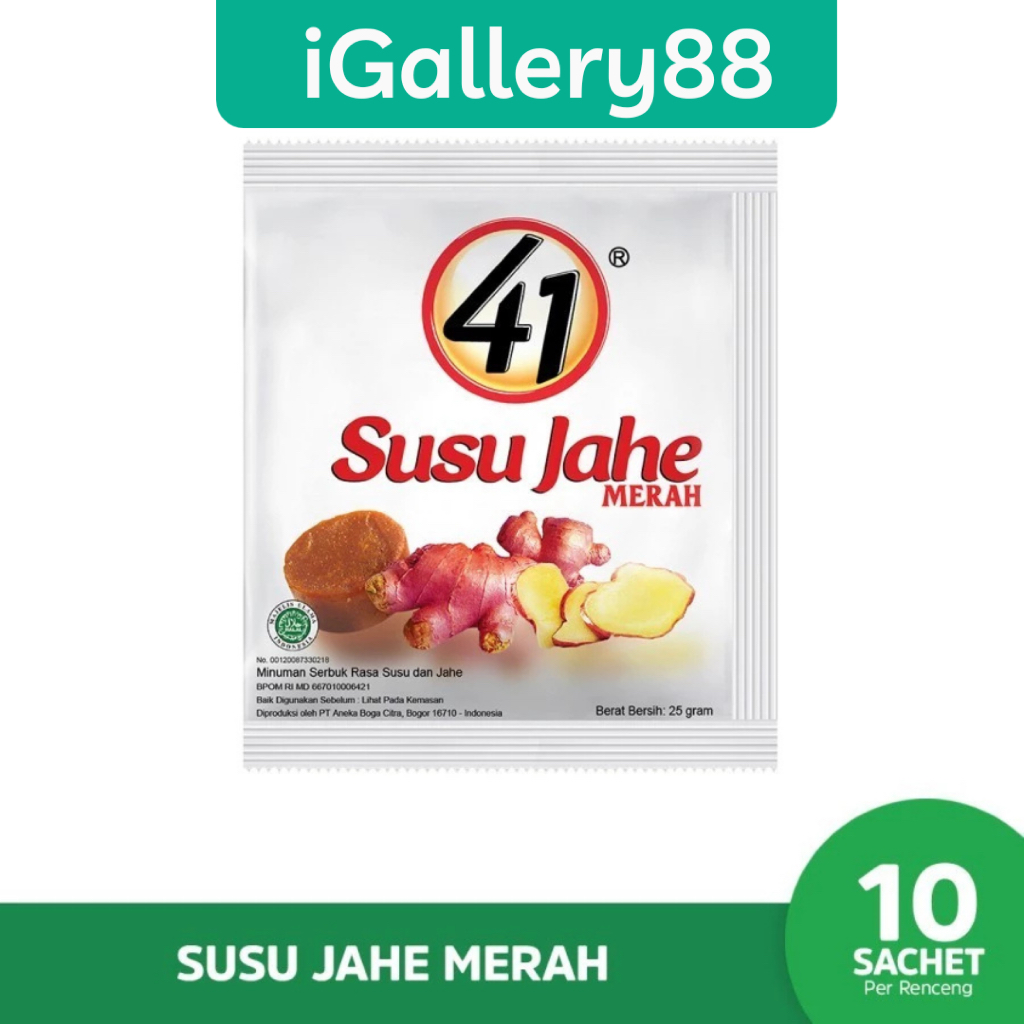 

AMH Susu Jahe Merah 41 Instan isi 1 Renceng