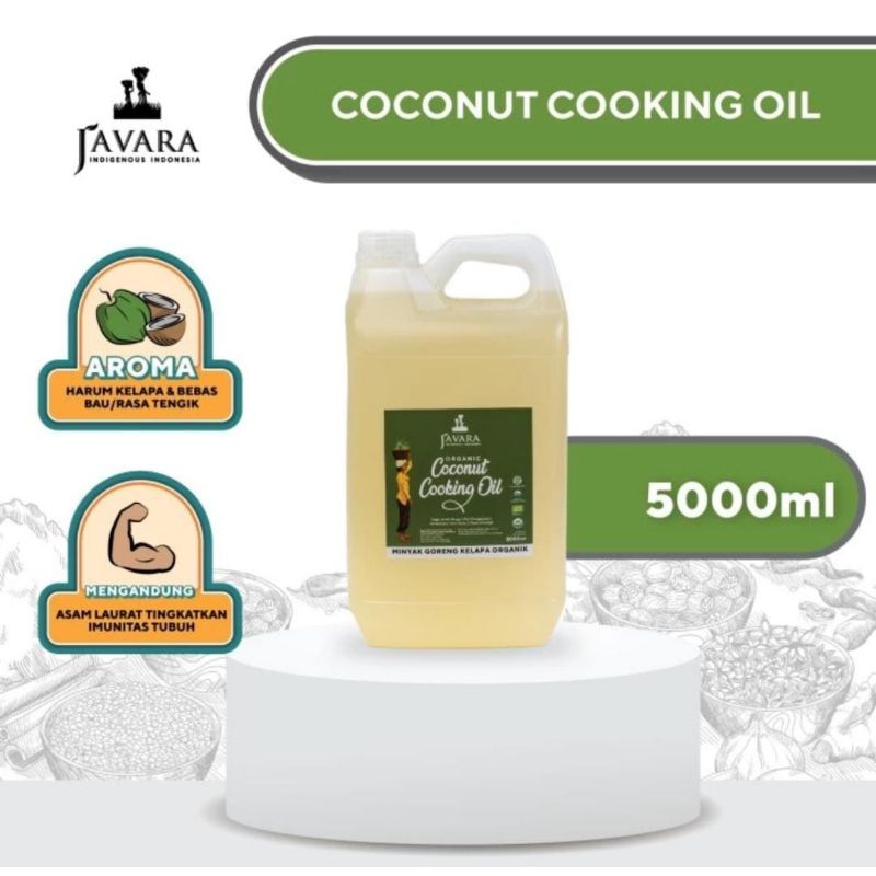 

Javara Organic Coconut Cooking Oil 5 L