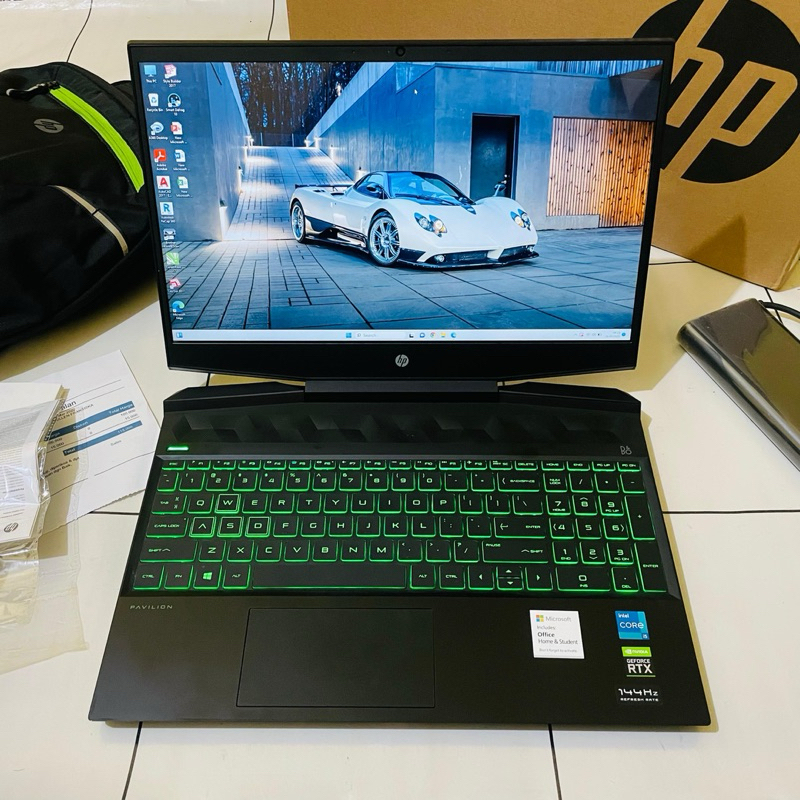 Laptop HP Pavilion Gaming 15 Fullset i5 Gen 11 RTX 3050 16/512GB