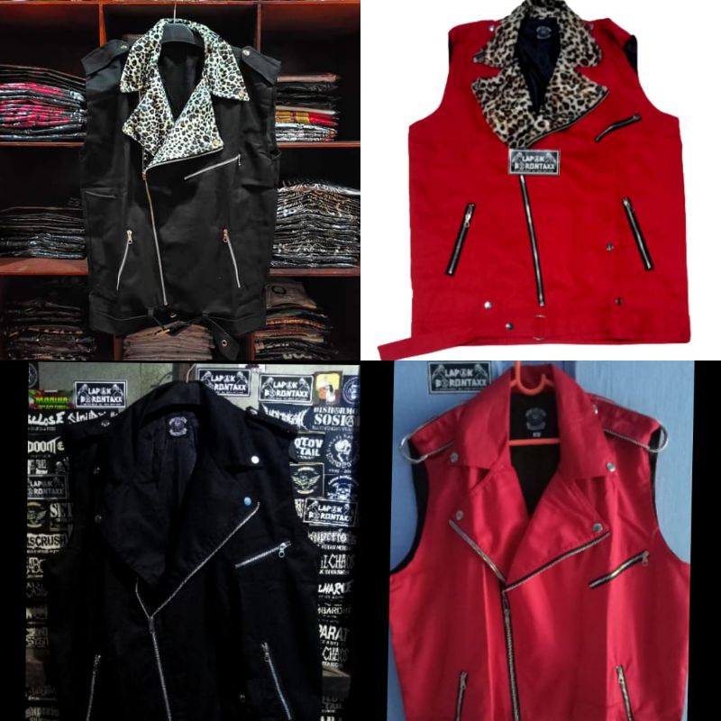 WERPACK ROMPI/JAKET PUNK/JAKET RAMONES/ROMPI DAUBLE KRAH MACAN & KRAH POLOS