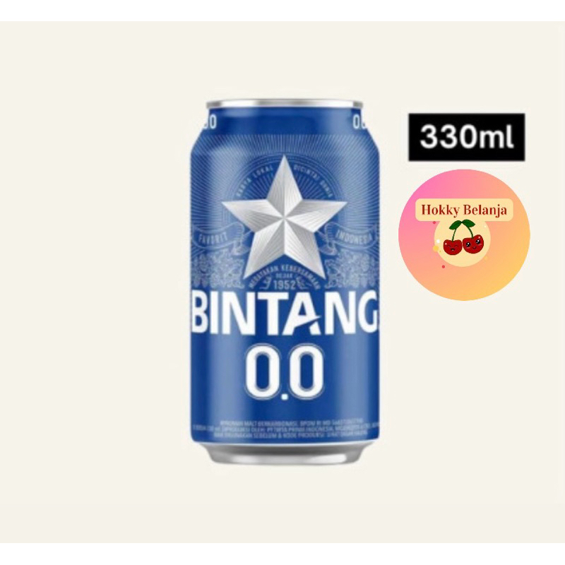 

Bintang Zero 0% non alcohol 330ml (12 kaleng)