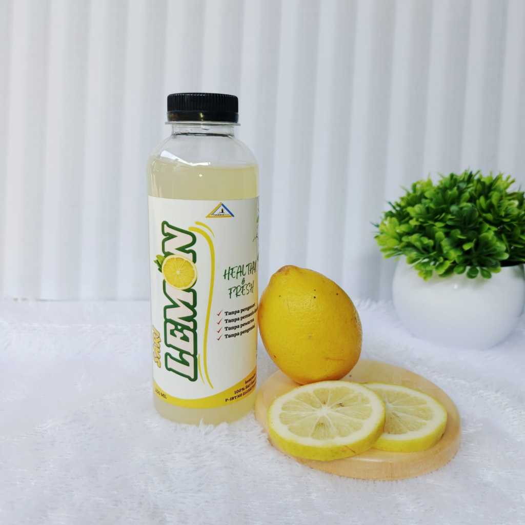 

Sari Lemon Asli Murni 250ml Tanpa Campuran / Original Fresh Detox Sehat Alami / Pure Lemon Juice