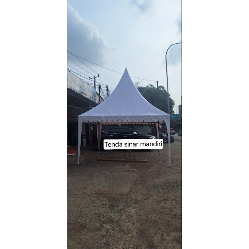 Tenda kerucut 4x4 doubel deck