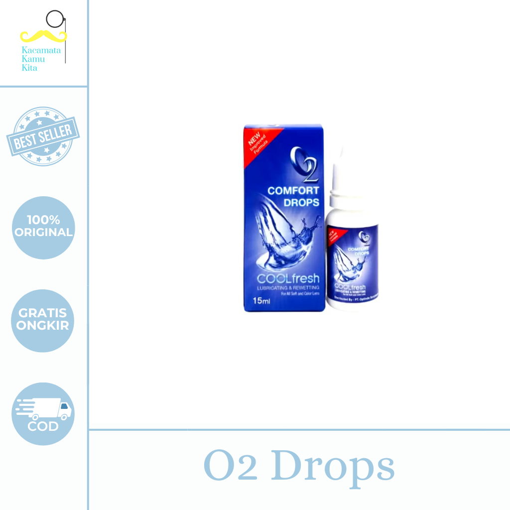 Tetes Mata Softlens O2 Comfort Drops Cool Fresh 15ml