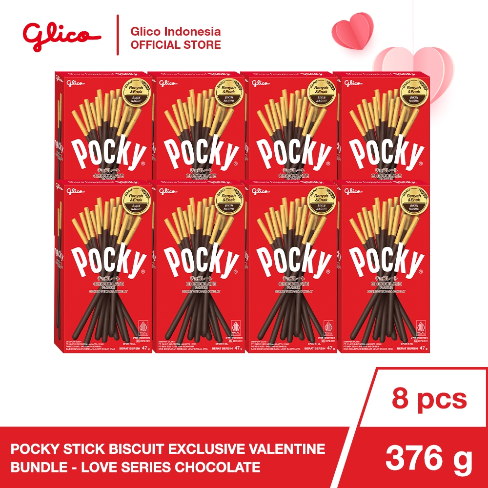 

[BUNDLING VIRAL] Pocky Stick Biscuit Exclusive Valentine Bundle - Love Series Chocolate