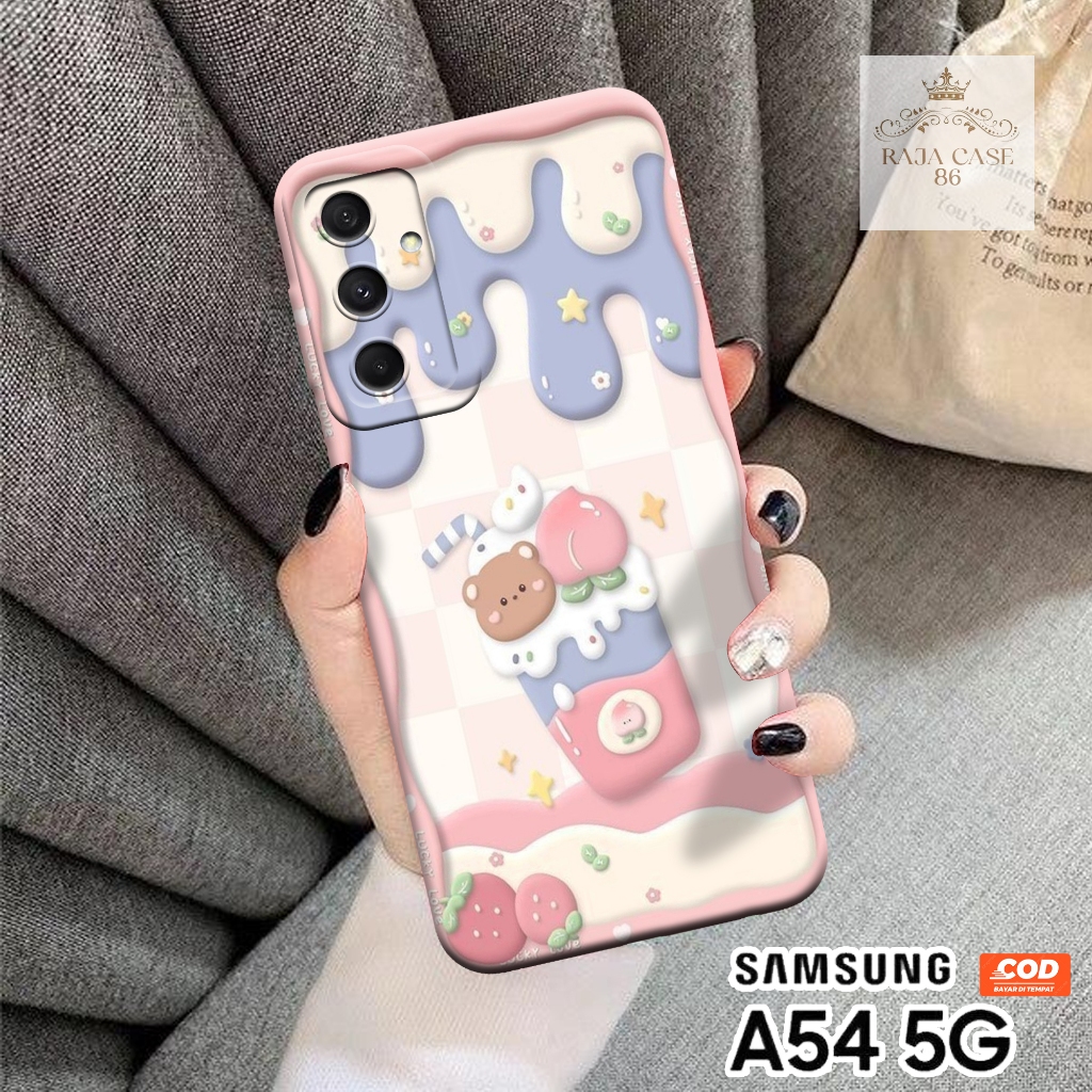 Softcase Samsung A54 5G - Rajacase - Case Samsung A54 5G - Motif Case Lucu - Case Samsung A54 5G - P