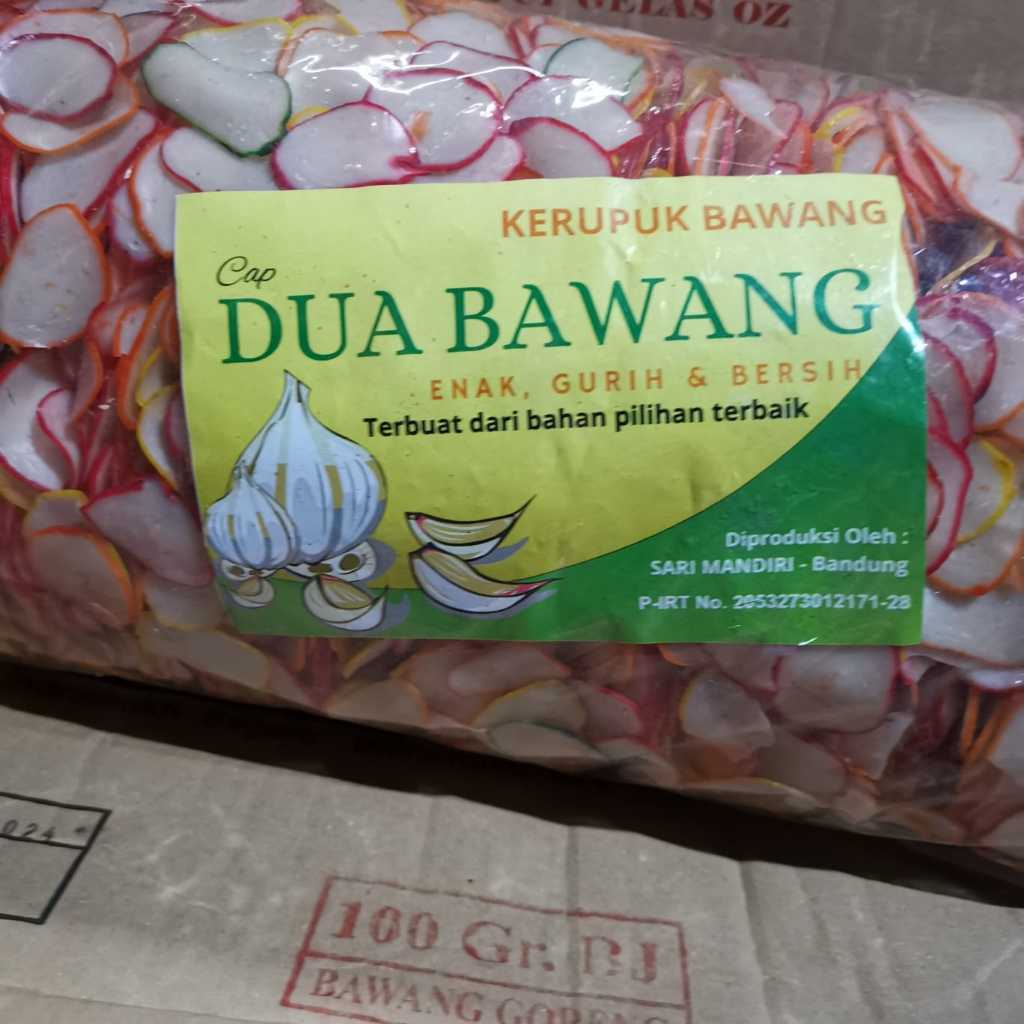 

KERUPUK BAWANG 1 BAL ISI 5KG