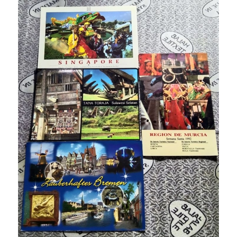 

Kartu Pos Jadul Besar Clasik 4 Pcs