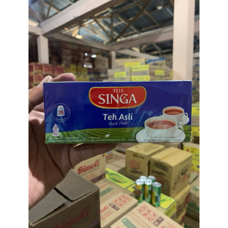 

Teh Singa Kotak isi25pcs