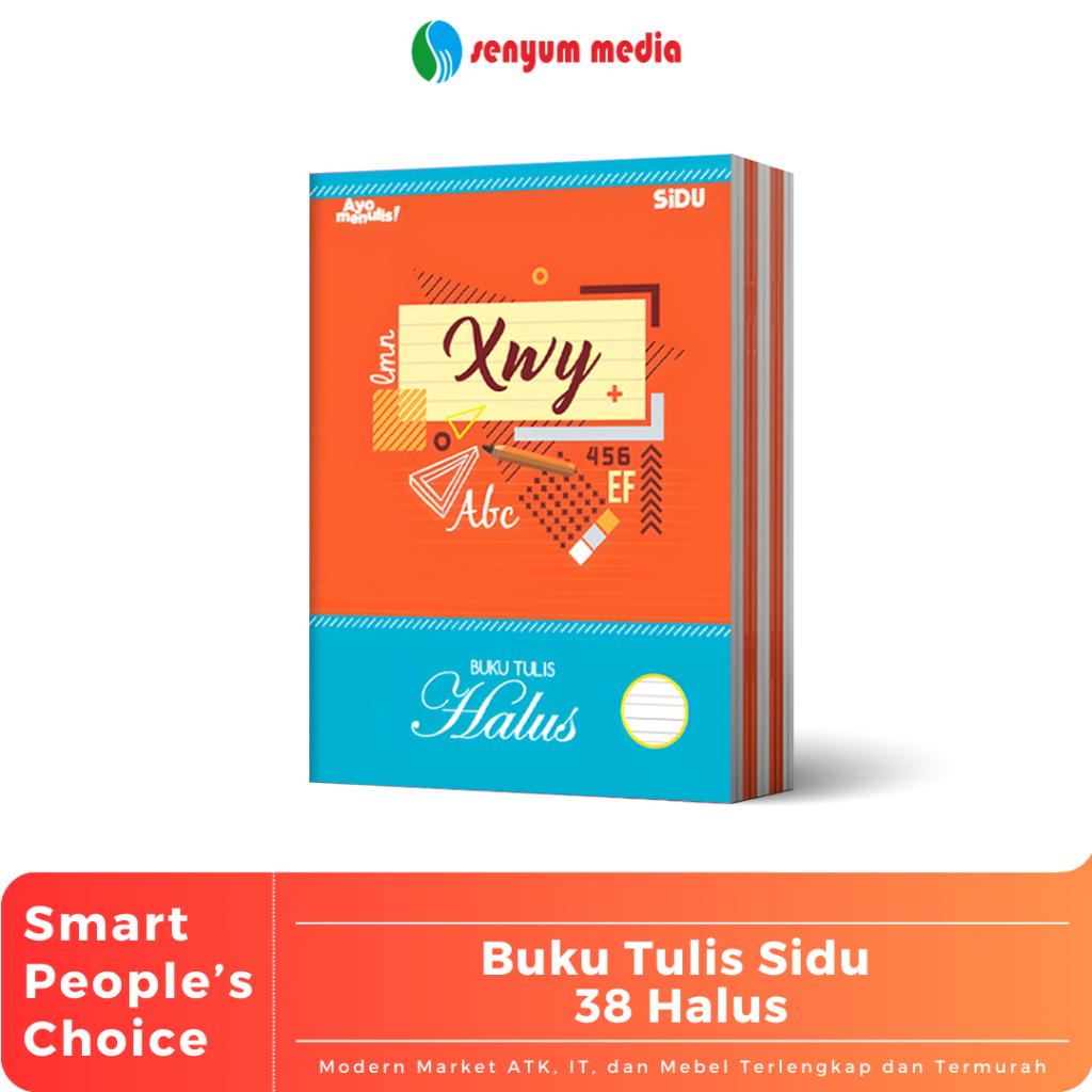 

Buku Tulis Sinar Dunia SIDU Halus 38 Lembar (Isi 1 Buku) (S:PCS)