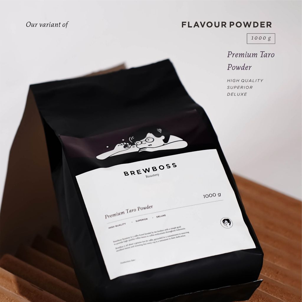 

Premium Taro | BrewBoss Flavor Powder | 1000g | Bubuk | Serbuk