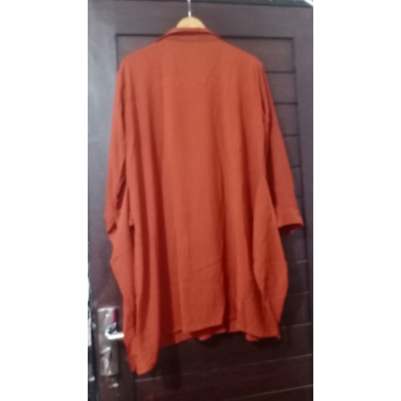 Elora dress tunik like new  orange bata size M kode A25