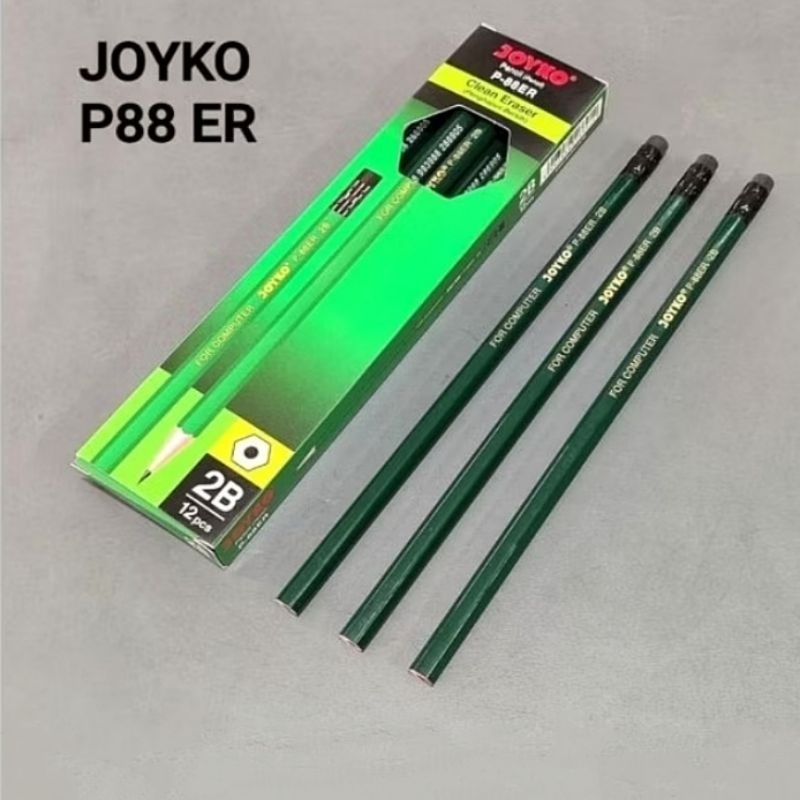 

1 Pak Pensil 2B Joyko P88 ER ( Pakai Penghapus )