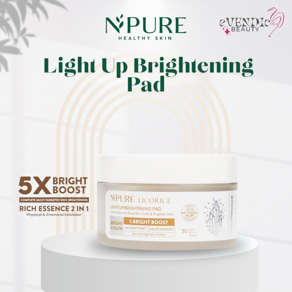 READY NPURE LICORICE LIGHT UP BRIGHTENING PAD [NPURE LICORICE CL PAD]