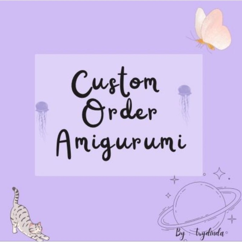 Boneka Amigurumi Custom/Keychain Crochet