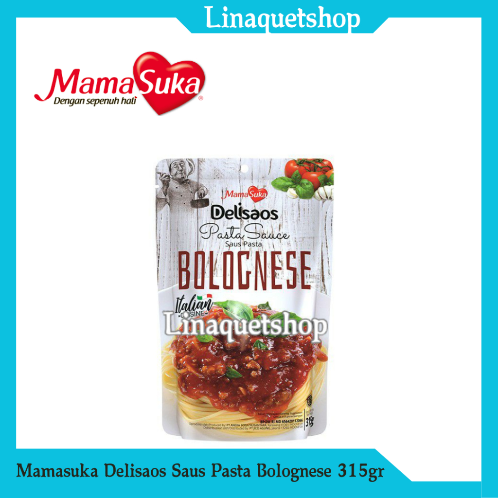 

MAMASUKA Delisaos Saus Pasta Spaghetti Bolognese 315gr