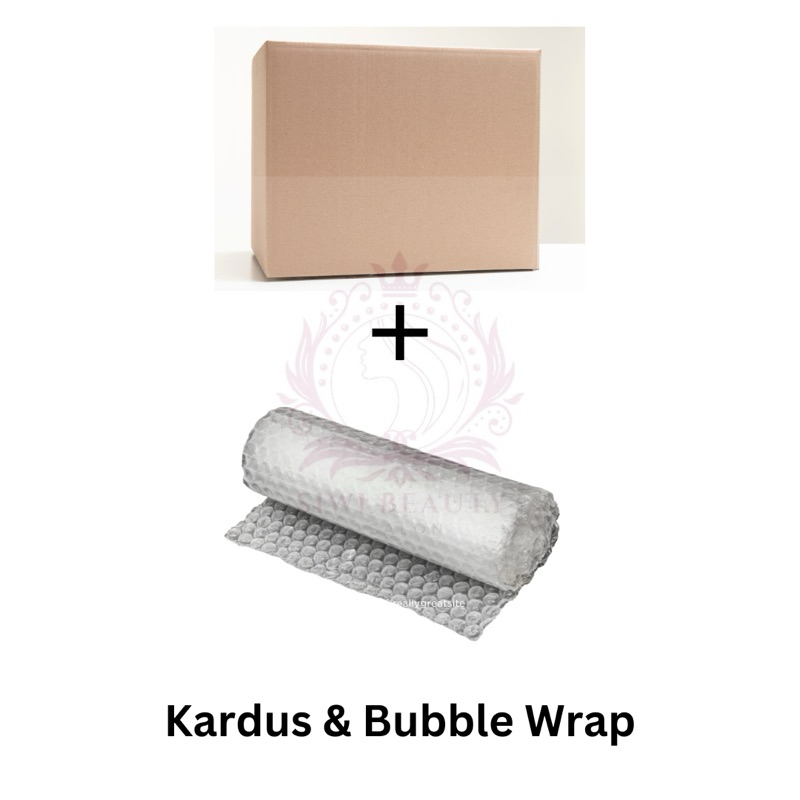 

Kardus & Bubble Wrap tambahan packaging