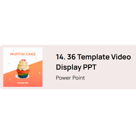 36 Template Video Display PPT