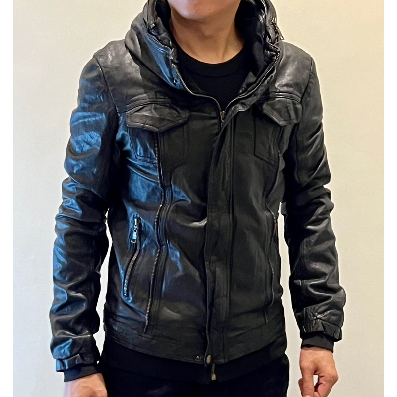 Leather Jacket Bomber Trucker Hoodie Keren Second Preloved