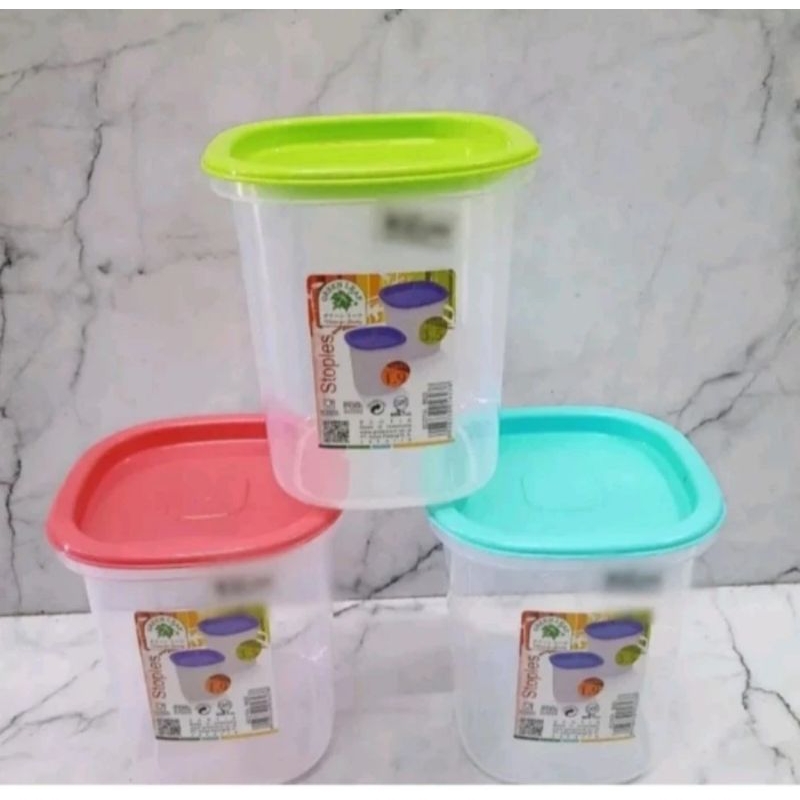 Toples 3500 ml Scotia Green leaf/ Toples Segi green leaf 3.5 liter Scotia Tebal