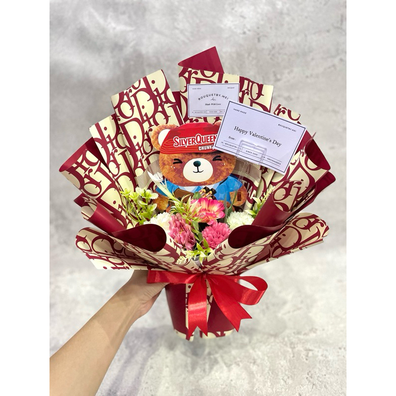 

TEDDYBEAR CHOCOLATE BOUQUET