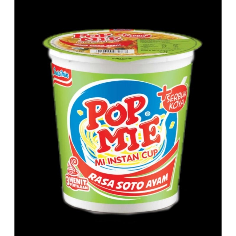 

Pop Mie Instan Cup Rasa Soto Ayam