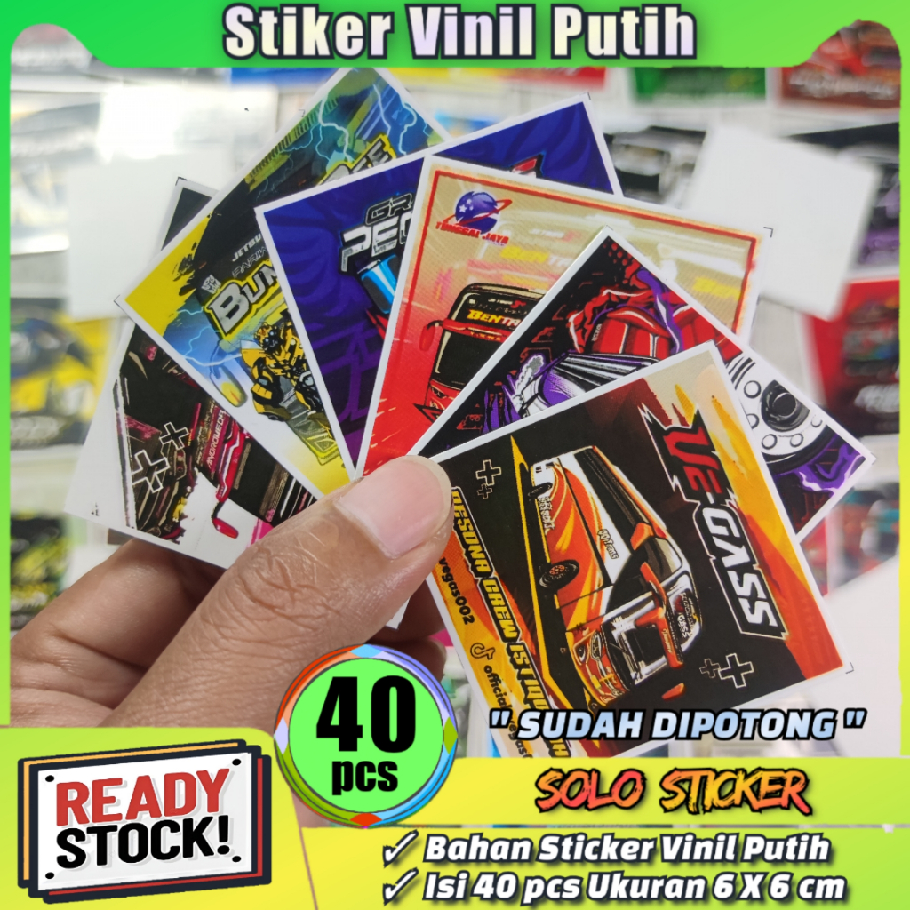 

Stiker Bus Basuri Kotak Isi 40 pcs SUDAH DIPOTONG Bahan Vinyl Putih Anti Air