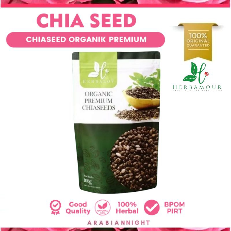 

CHIASEED ORGANIK PREMIUM HERBALOV HERBAMOUR CHIA SEED ( BONUS HADIAH)