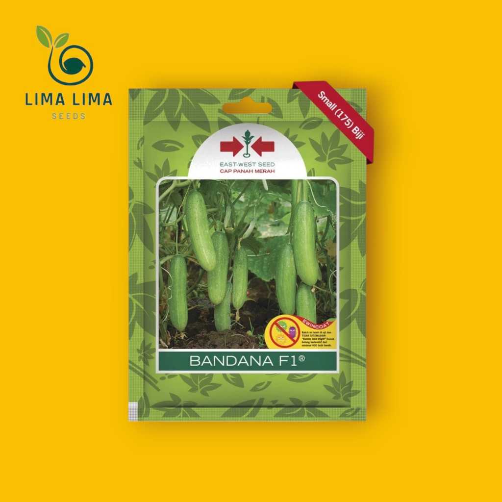 Cap Panah Merah - Benih Mentimun Bandana Isi 175 Biji