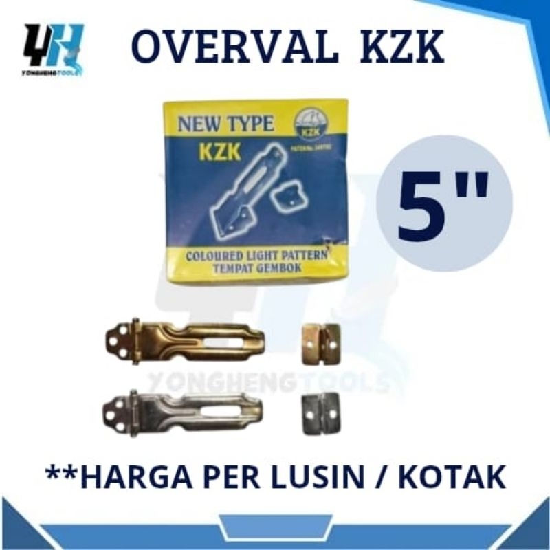 Overval Warna KZK / Overpal KZK Cantolan Gembok Ukuran 6CM