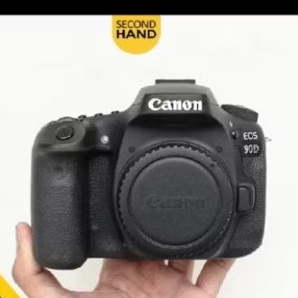 canon 90d + lensa kit second