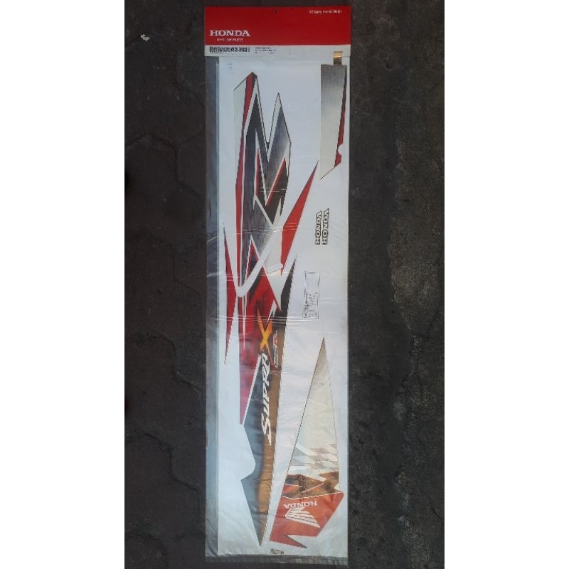 Striping Stiker Strip Polet SUPRA X125 TR 2008 2013 Original