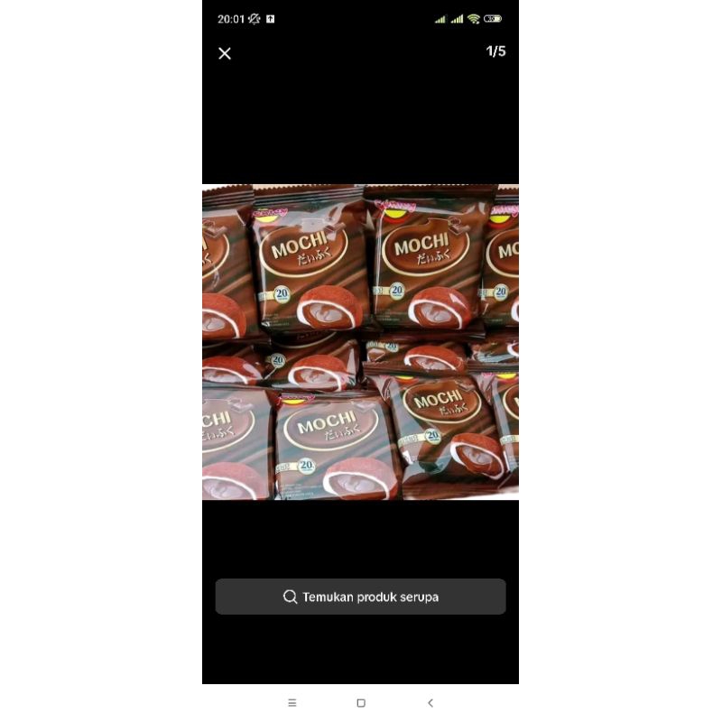 

mochi coklat luar coklat dalam juga coklat 1pcs