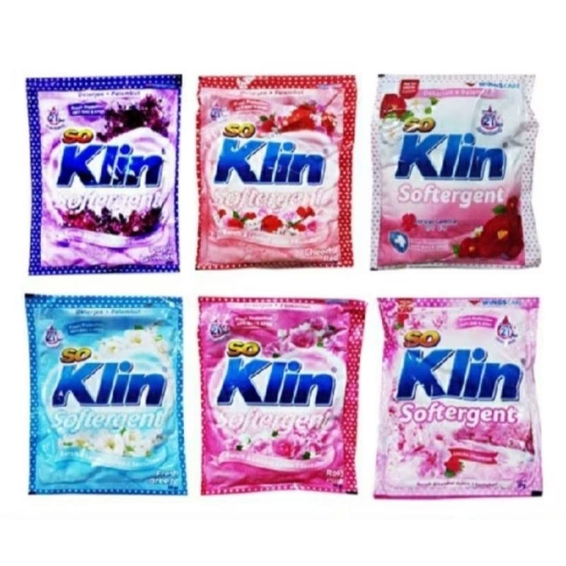 Soklin detergent bubuk renceng 1000