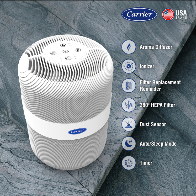 CARRIER Air Purifier 12LA1 with Aroma Diffuser