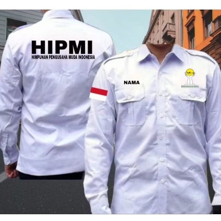Kem panjang kemeja HIPMI baju HIPMI seragam HIPMI Pdh hipmi kemeja kerja HIPMI baju kerja HIPMI sera