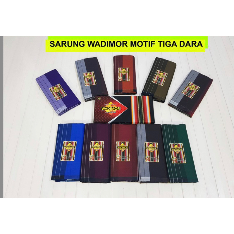 Grosir 10 Pcs Sarung Wadimor Dewasa / Paket THR