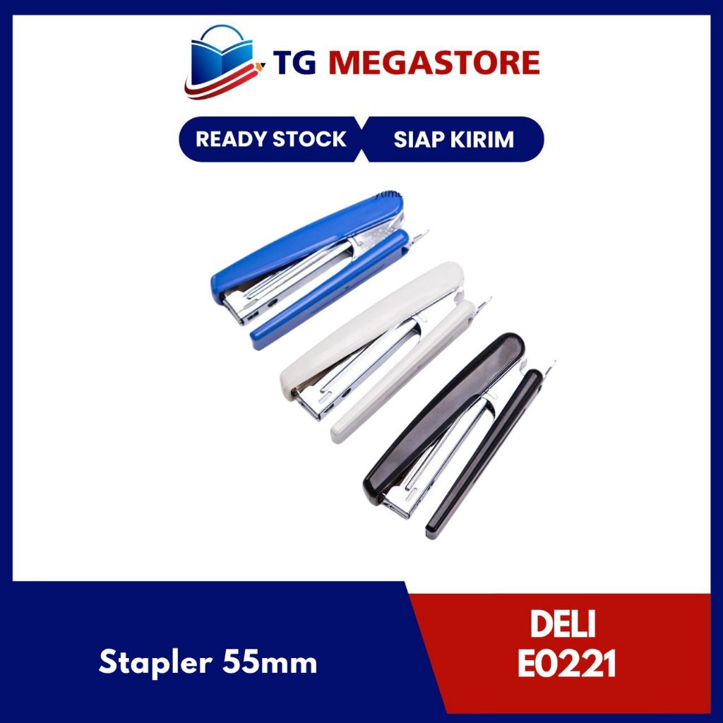 

Stapler Deli No.10 55mm 15 Sheets - E0221