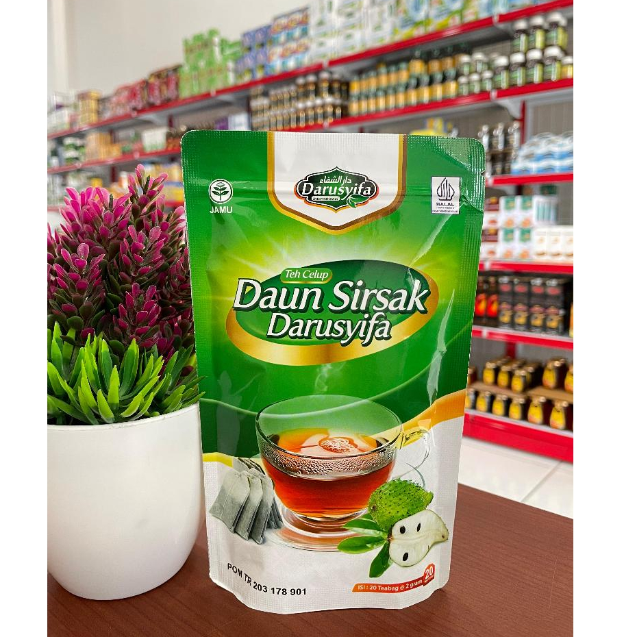 

Teh Celup Daun Sirsak Darusyifa Isi 20 Kantong | Herbal Kanker Tumor