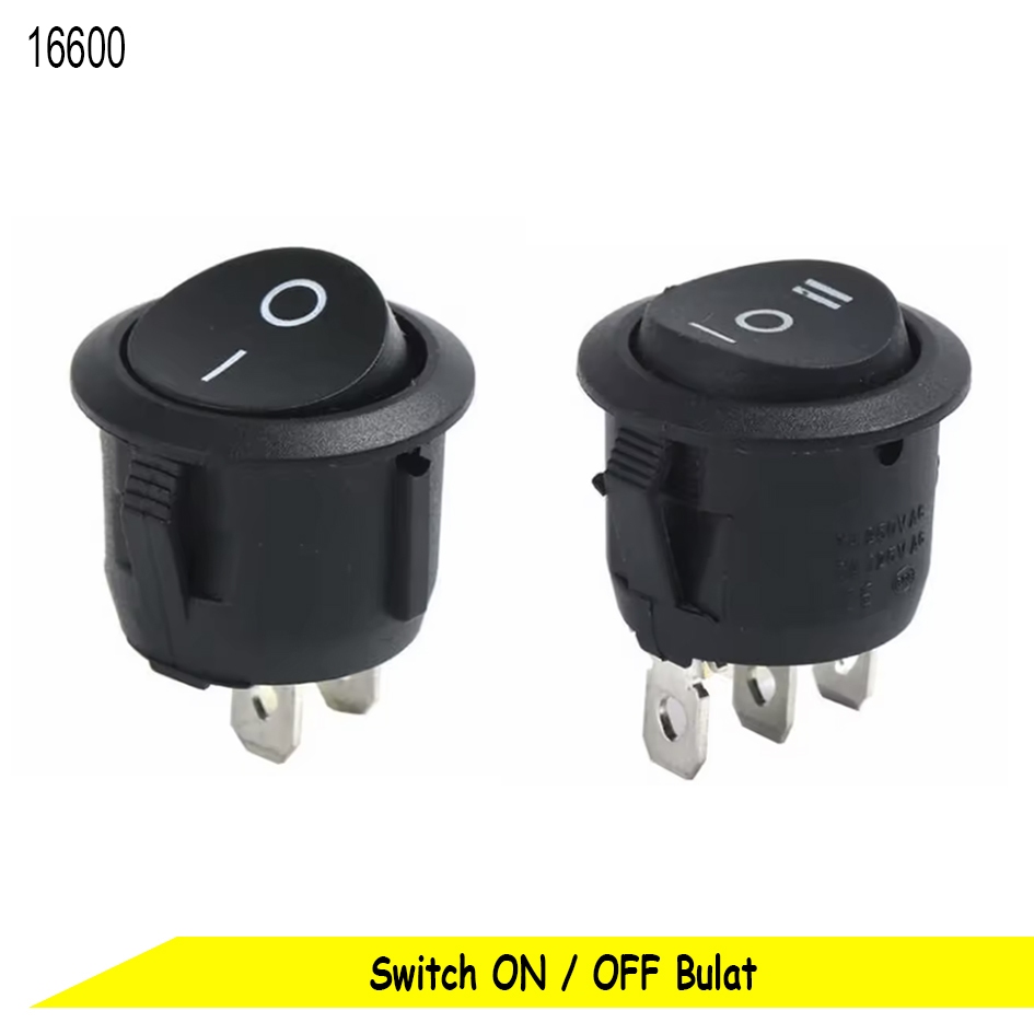 Saklar Bulat Switch On OFF