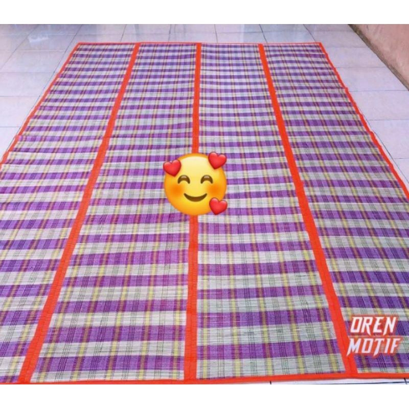 TIKAR LIPAT SRIKANDI / TIKAR MOTIF KOTAK