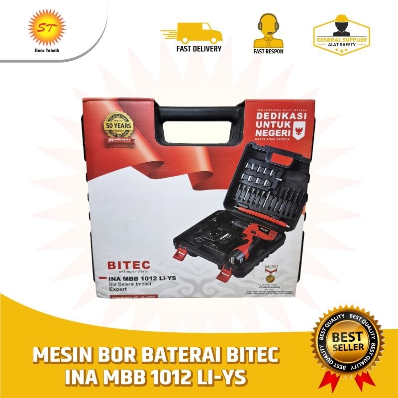 Mesin Bor Baterai Bitec INA MBB 1012 Li-YS