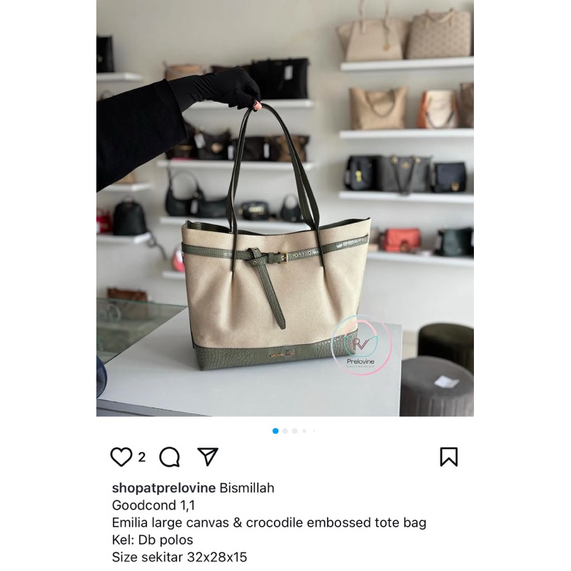 Mk Emilia large tote Preloved