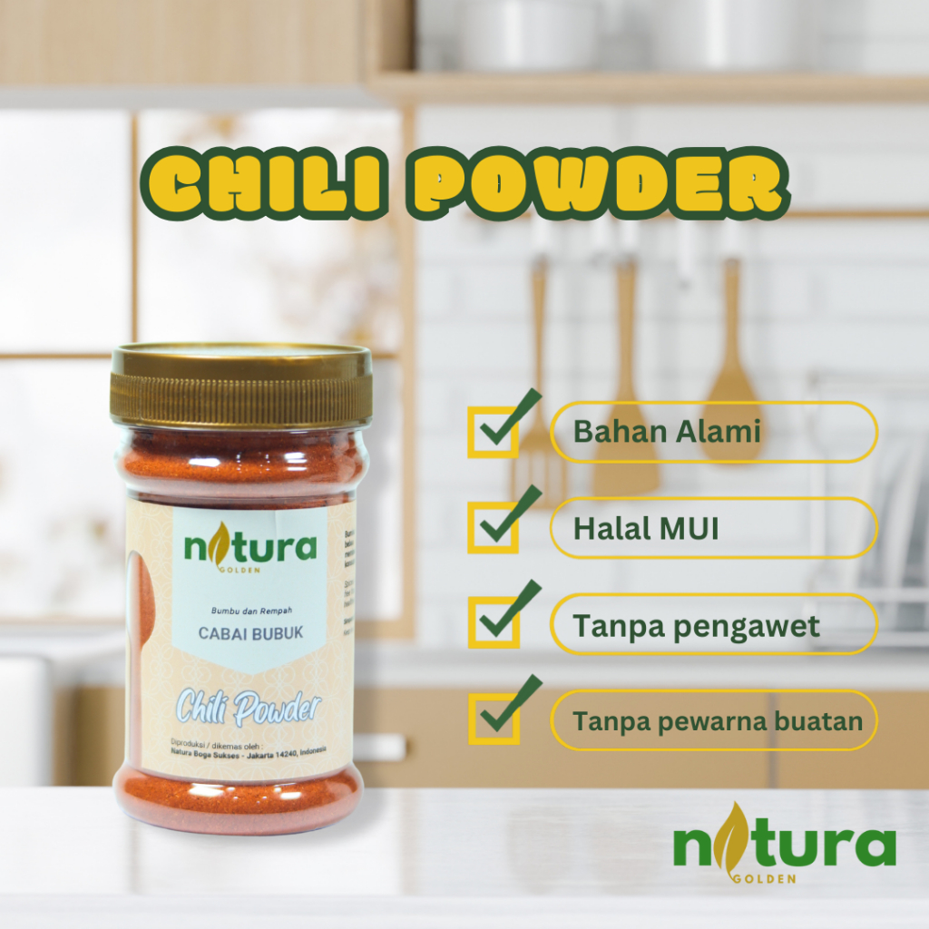 

Natura Golden Chili Powder 65Gr
