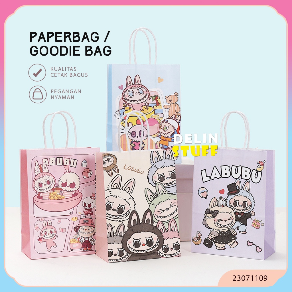 

Goodie Bag Ulang Tahun Labubu Tas Ulang Tahun Tas Bingkisan Ulang Tahun Birthday Snack Box Hampers Ultah (23071109)