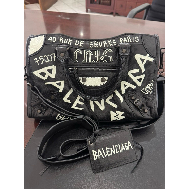 Balenciaga Tas Selempang Hitam